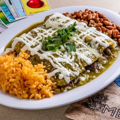 Steak Enchiladas.