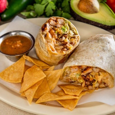 Shrimp Burrito.