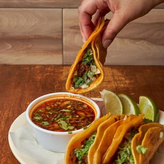 Birria Tacos with Consommé (Order of 3)