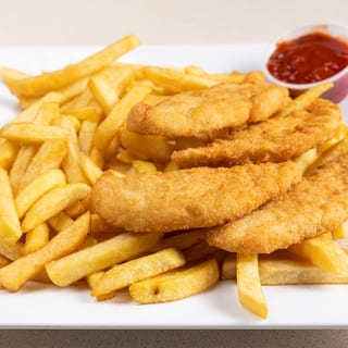 Kids Chicken Fingers with French Fries