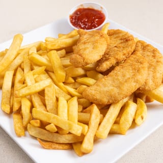 Chicken fingers w/ french fries