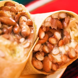 Mini Cheese And Beans Burrito