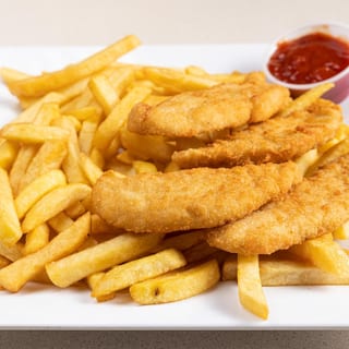 Chicken Fingers With French Fries