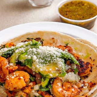 Shrimp Taco (Handmade tortillas)