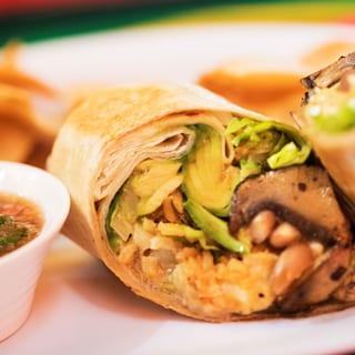 Chicken & Mushrooms Burritos