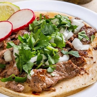 Steak Taco (Handmade tortilla)