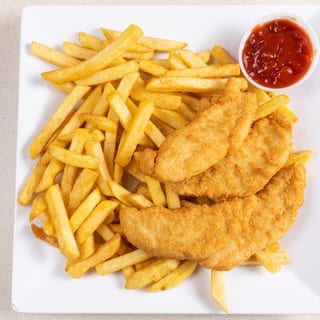 Chicken Fingers with French Fries