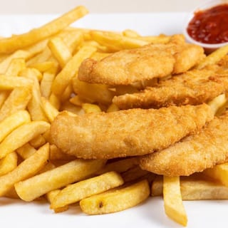 Chicken Fingers with French Fries