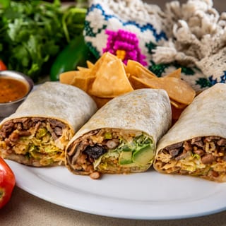 Zucchini and Mushrooms Burrito